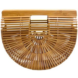 Womens Bamboo Handbag Handmade Tote Bag